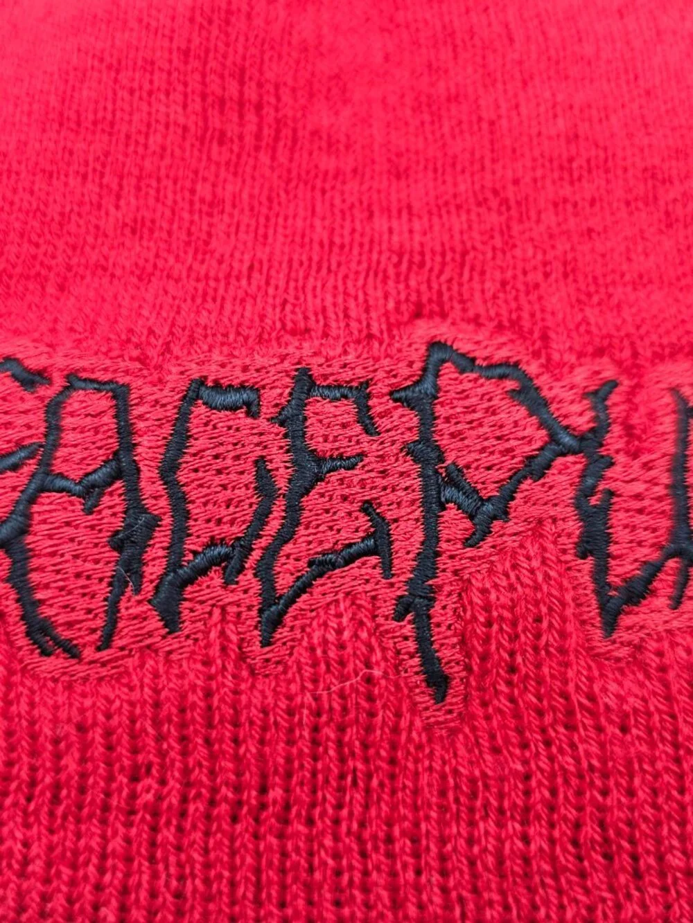 Red Face Pulp Beanie